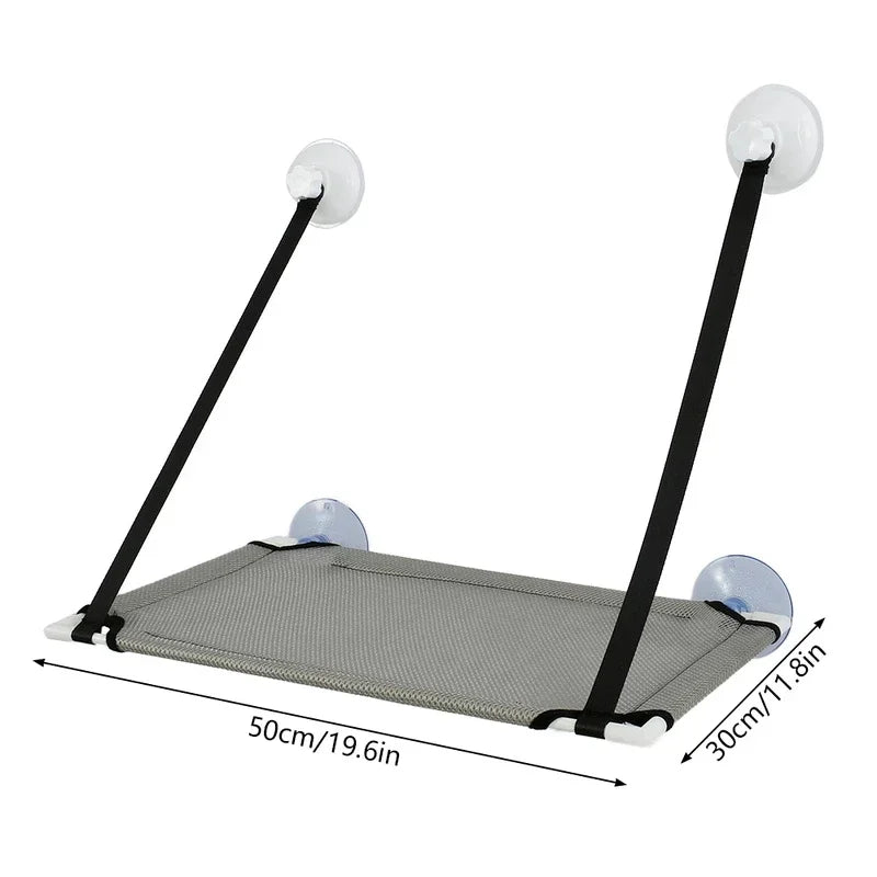 Breathable Cat Hammock Window Bed Mesh