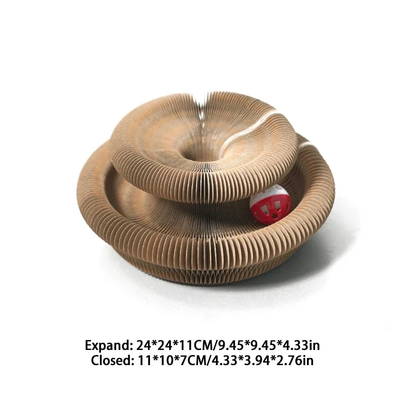 Organ Shape Cat Scratcher with Bell Toy
