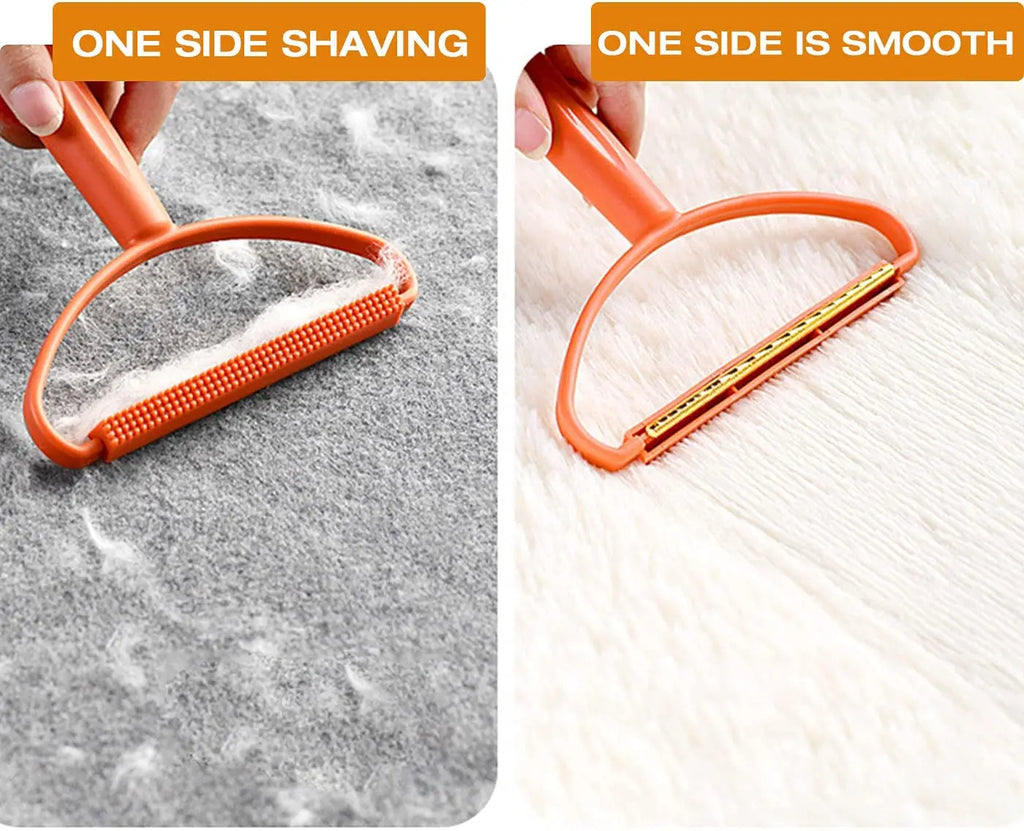Double-Sided Silicone Pet Hair Remover Brush
