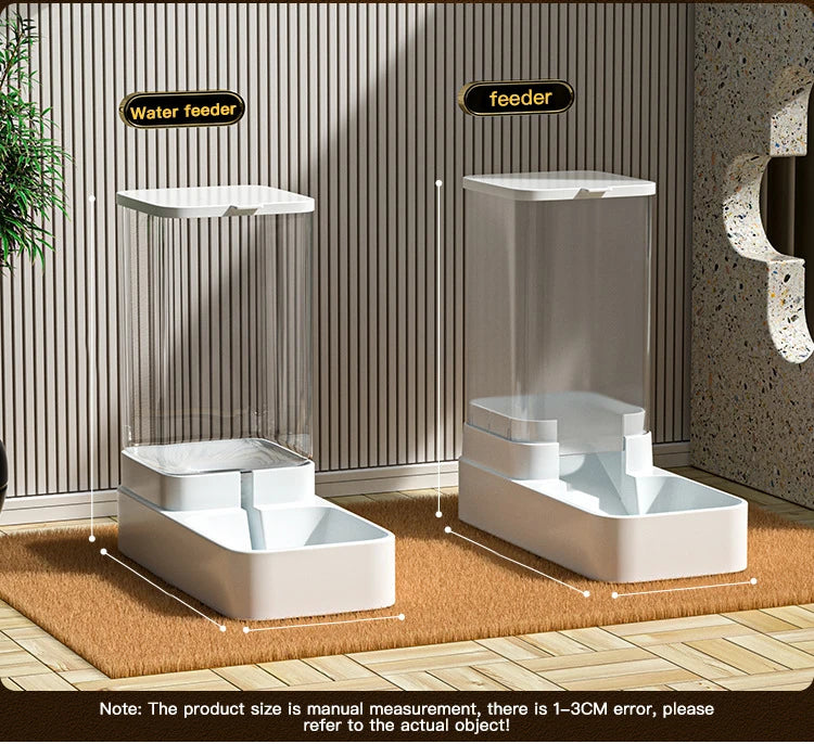 Gravity Automatic Feeder And Water Dispenser Set