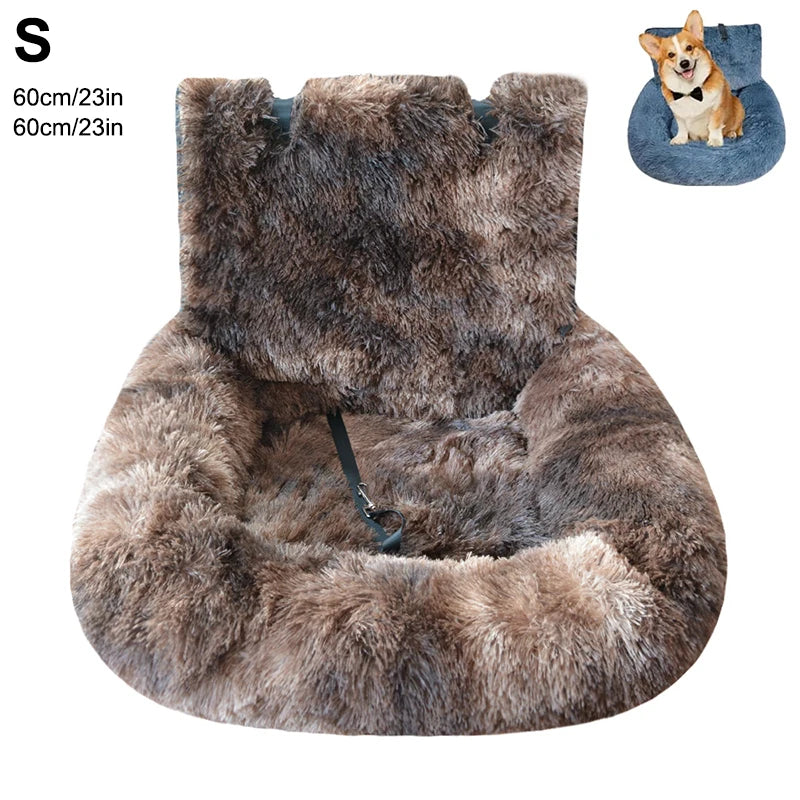 Pelzbarn Fluffy Car Seat Dog Bed Removable