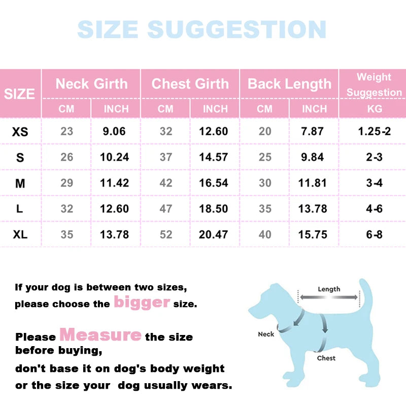 Warm Fleece Winter Dog Vest Puppy Jacket