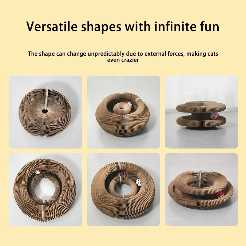 Organ Shape Cat Scratcher with Bell Toy