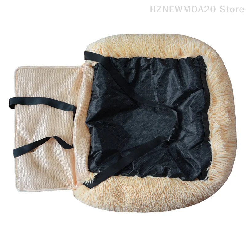 Pelzbarn Fluffy Car Seat Dog Bed Removable