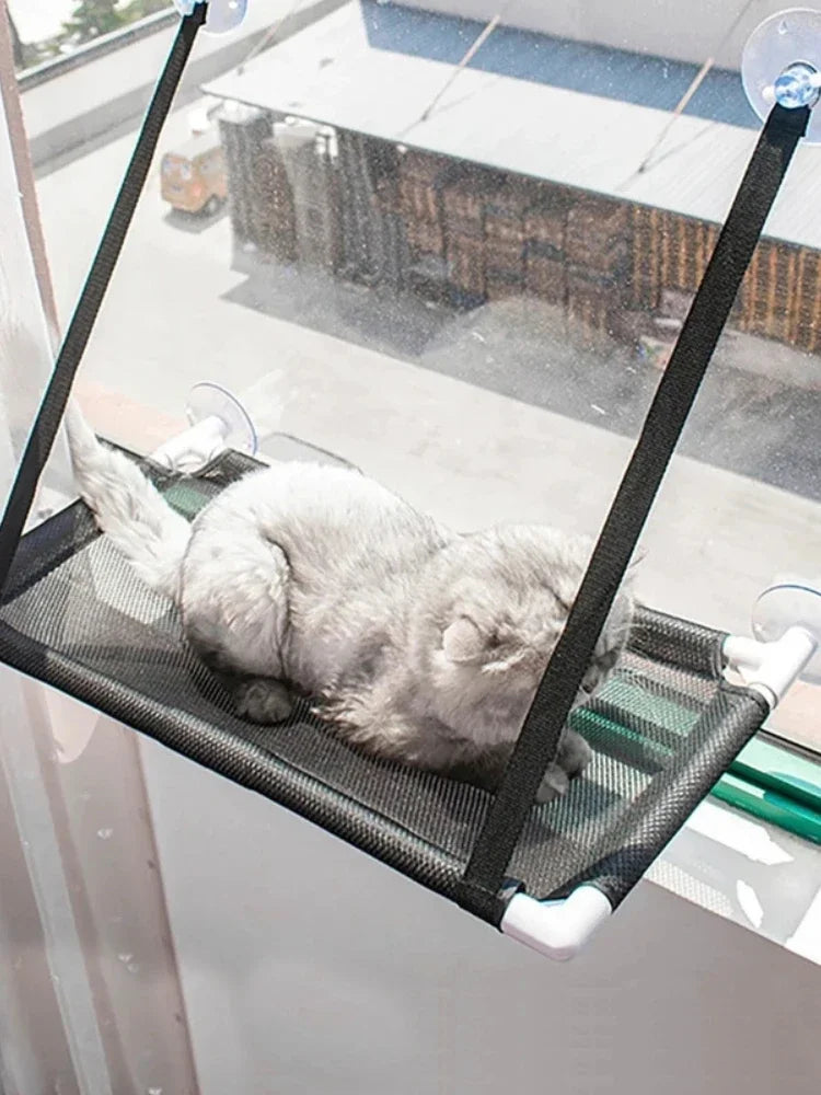 Breathable Cat Hammock Window Bed Mesh