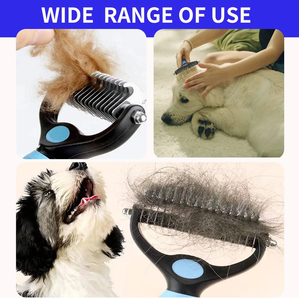 Professional Pet Deshedding Brush Fur Remover