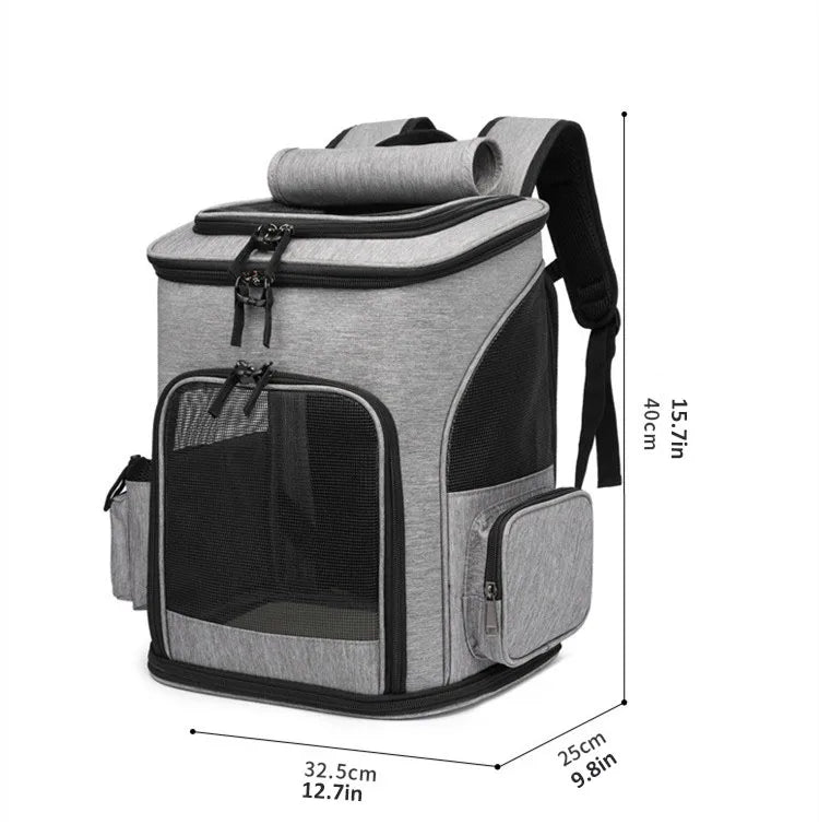 Foldable Expandable Pet Carrier Backpack For Travel
