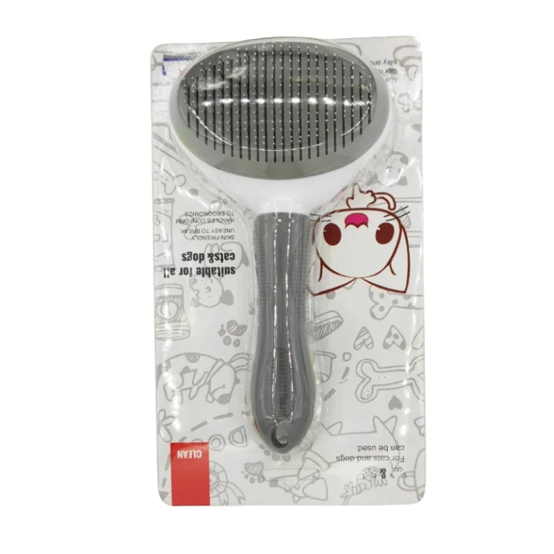 Self-Cleaning Pet Hair Removal Comb Brush
