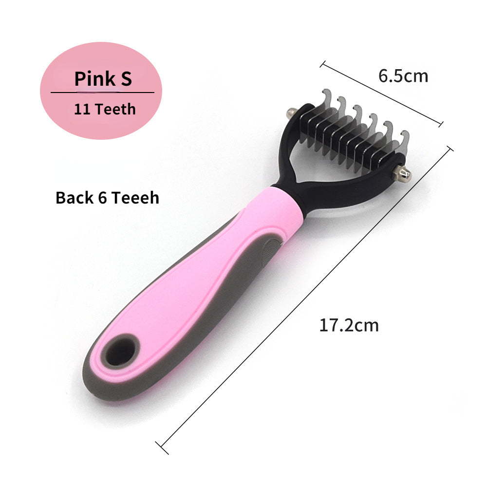Professional Pet Deshedding Brush Fur Remover