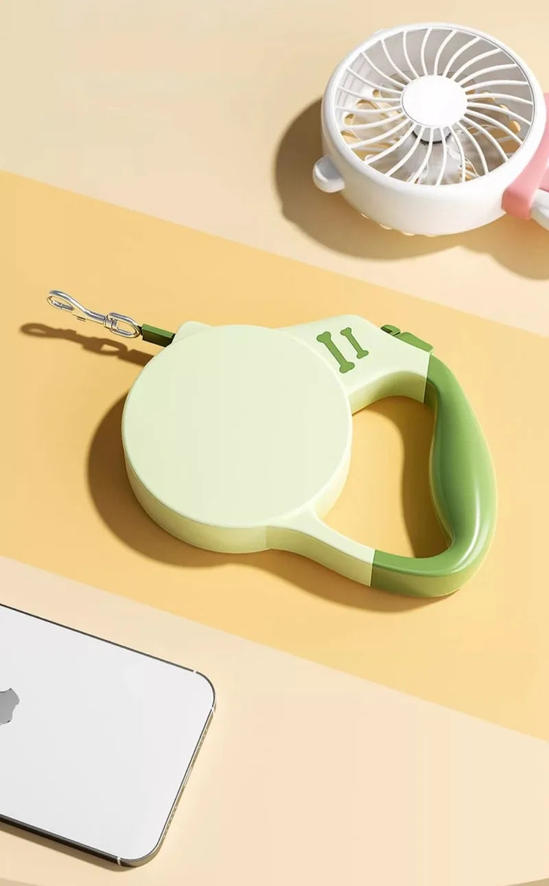 Durable Retractable Pet Leash with Reflective Tape