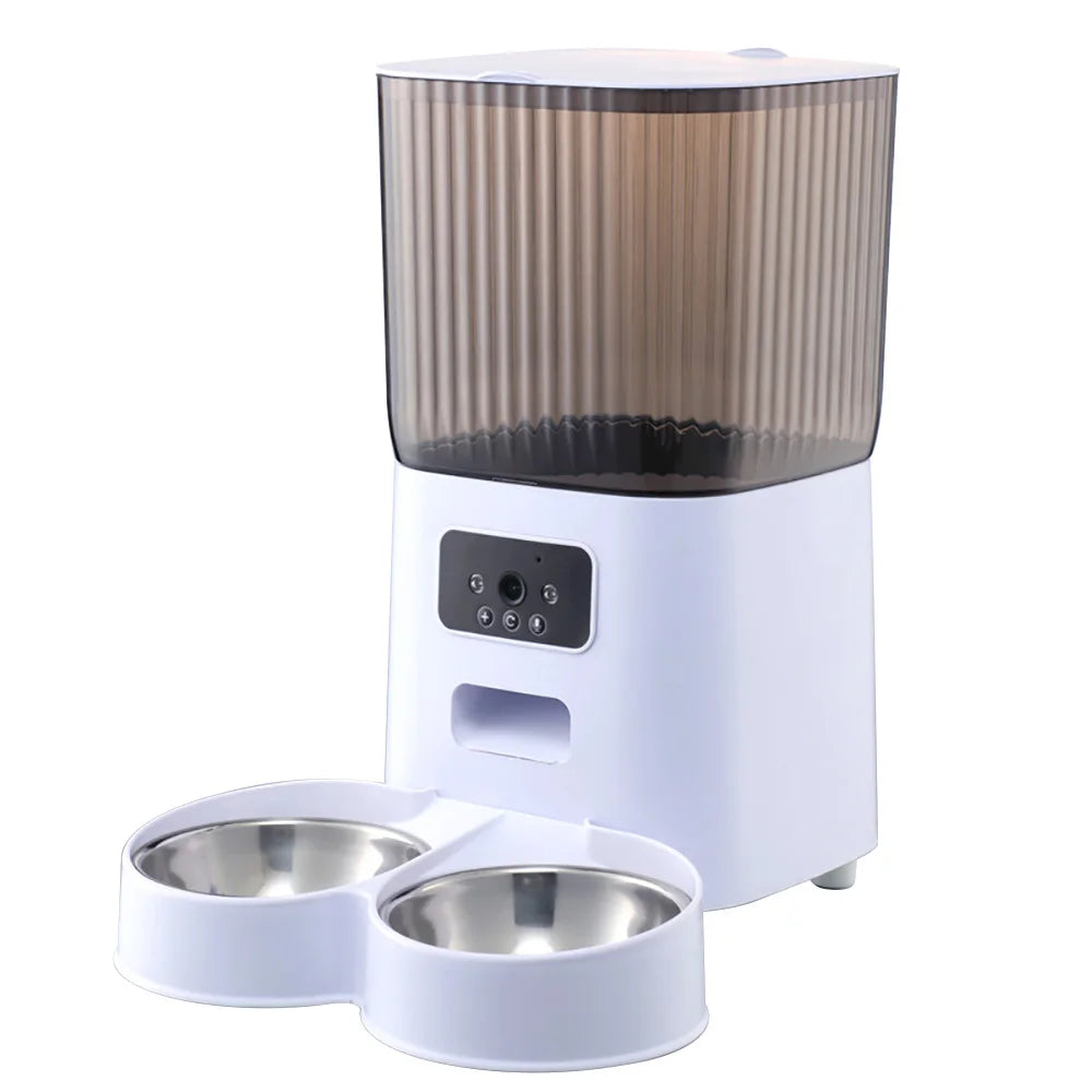 Smart Automatic Pet Feeder With Video Options