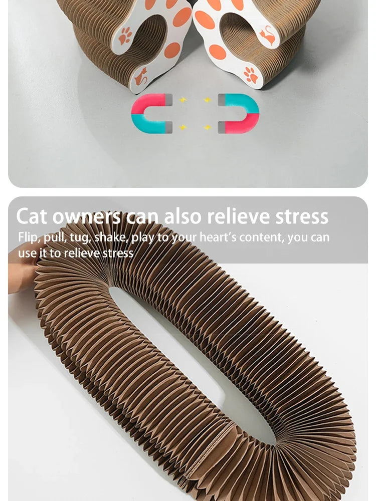 Organ Shape Cat Scratcher with Bell Toy