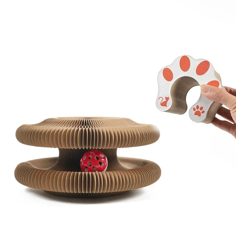 Organ Shape Cat Scratcher with Bell Toy