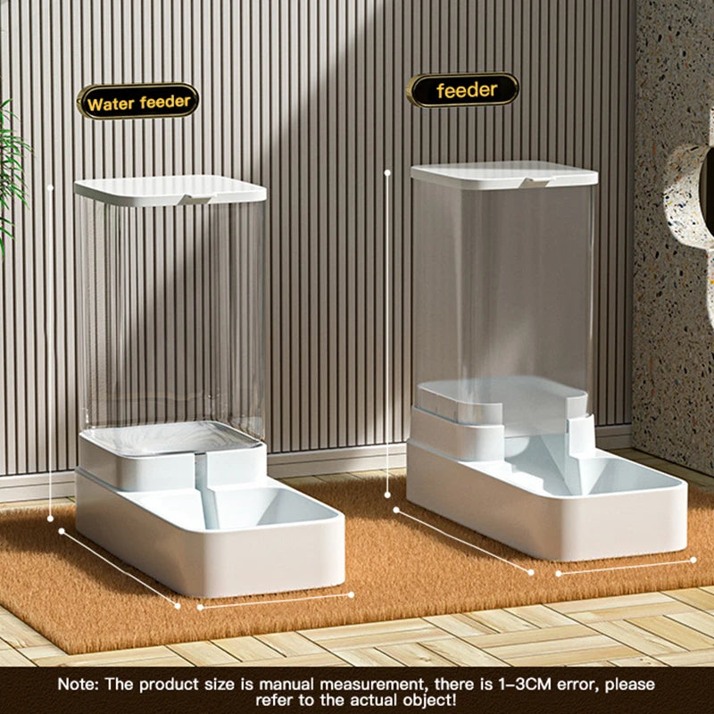 Gravity Automatic Feeder And Water Dispenser Set