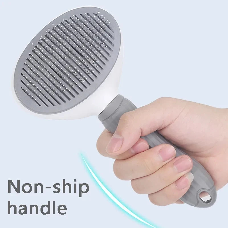 Self-Cleaning Pet Hair Removal Comb Brush