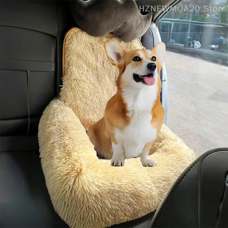 Pelzbarn Fluffy Car Seat Dog Bed Removable