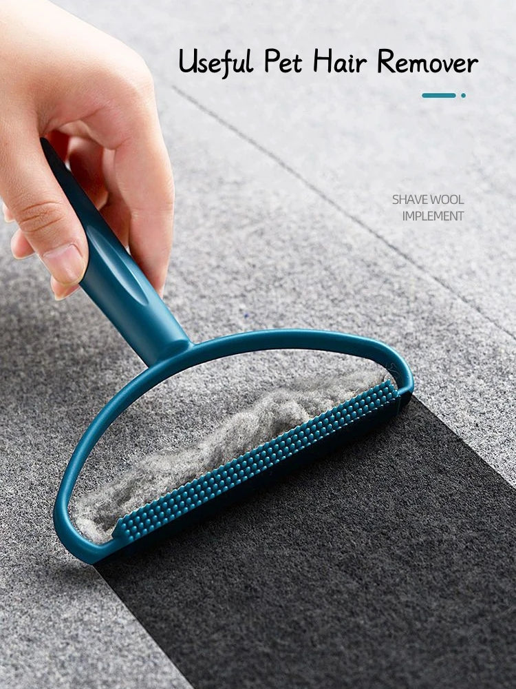 Double-Sided Silicone Pet Hair Remover Brush