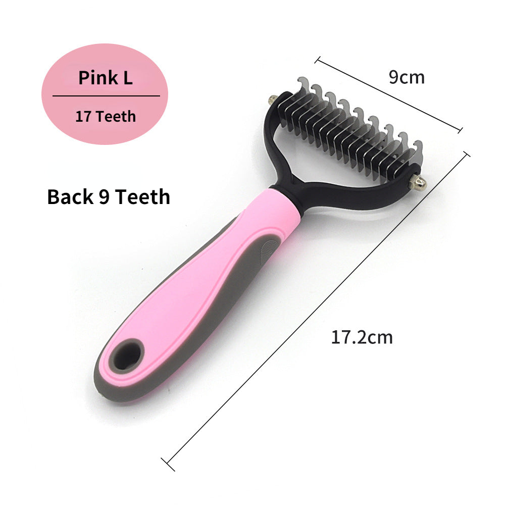 Professional Pet Deshedding Brush Fur Remover