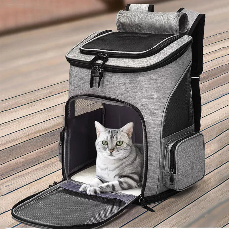 Foldable Expandable Pet Carrier Backpack For Travel