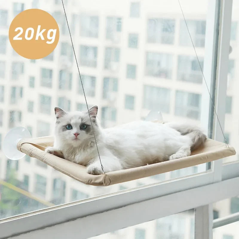 Hanging Cat Hammock Window Bed With Suction