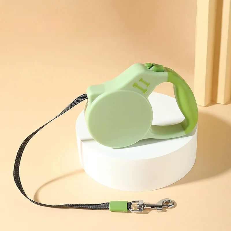 Durable Retractable Pet Leash with Reflective Tape