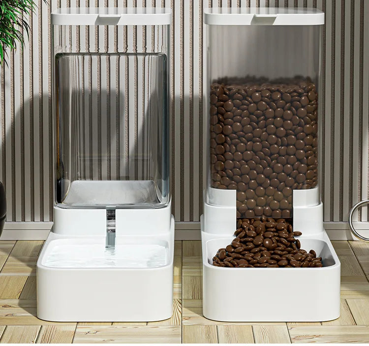 Gravity Automatic Feeder And Water Dispenser Set