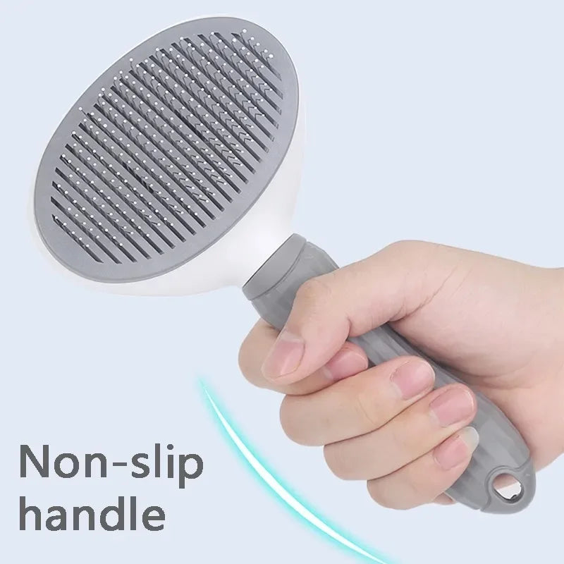 Self-Cleaning Pet Hair Removal Comb Brush