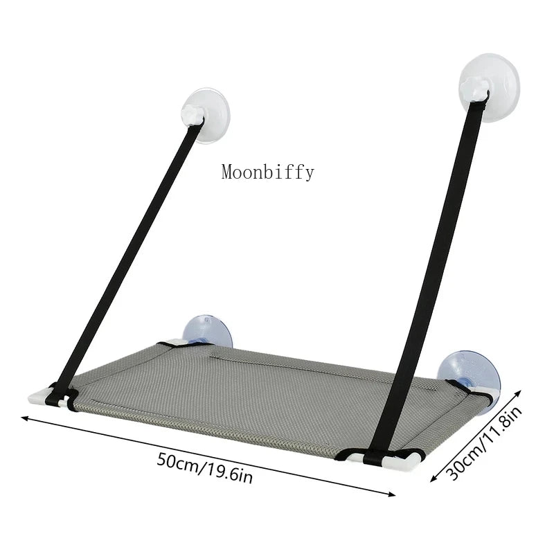 Breathable Cat Hammock Window Bed Mesh