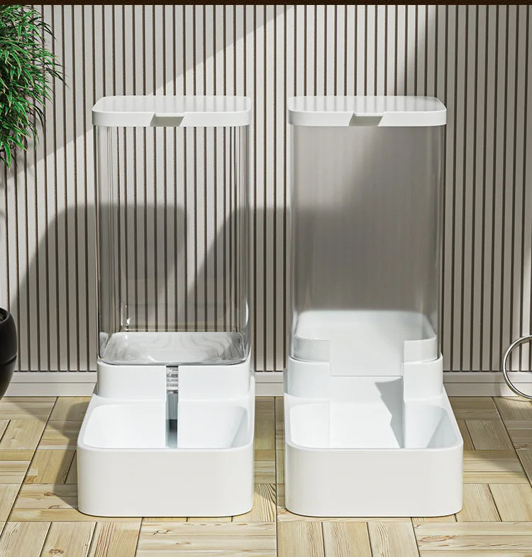 Gravity Automatic Feeder And Water Dispenser Set