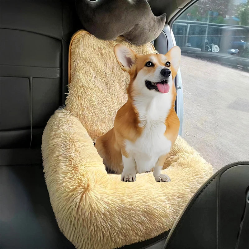 Pelzbarn Fluffy Car Seat Dog Bed Removable