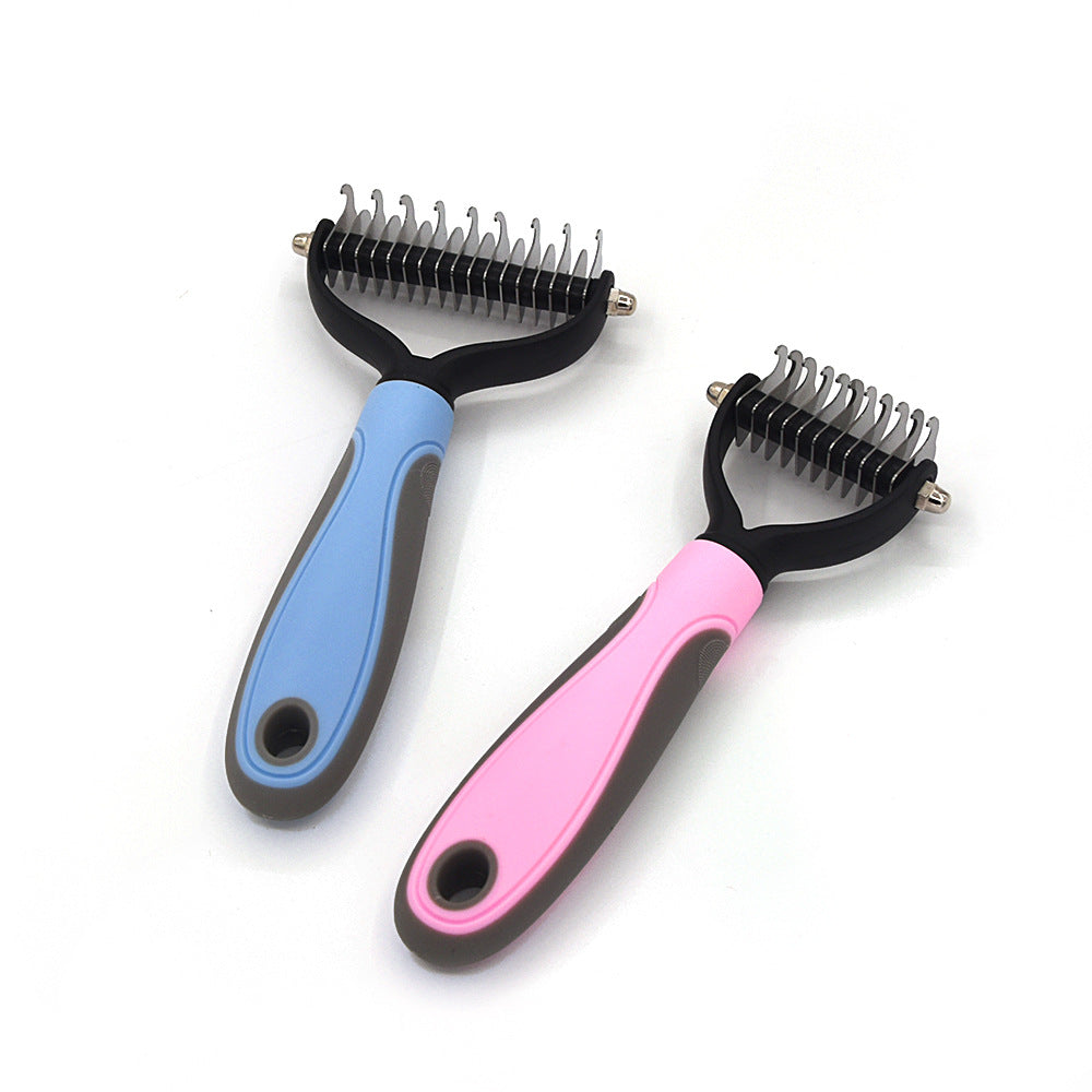 Professional Pet Deshedding Brush Fur Remover