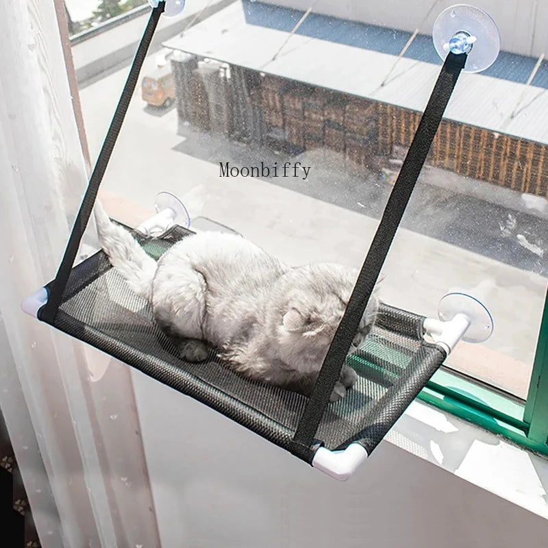 Breathable Cat Hammock Window Bed Mesh