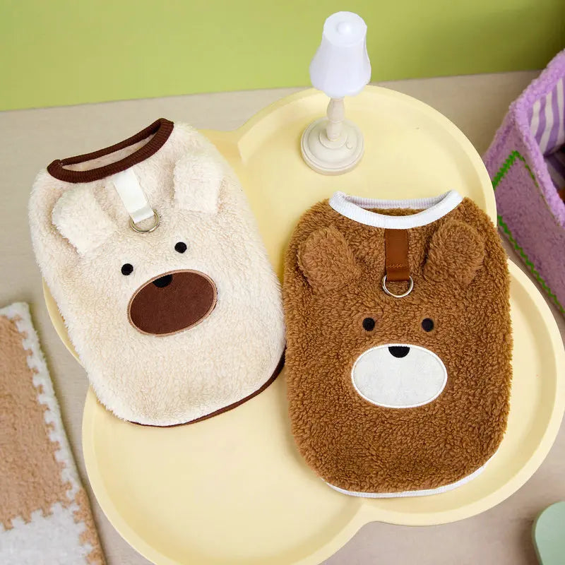 Warm Fleece Winter Dog Vest Puppy Jacket