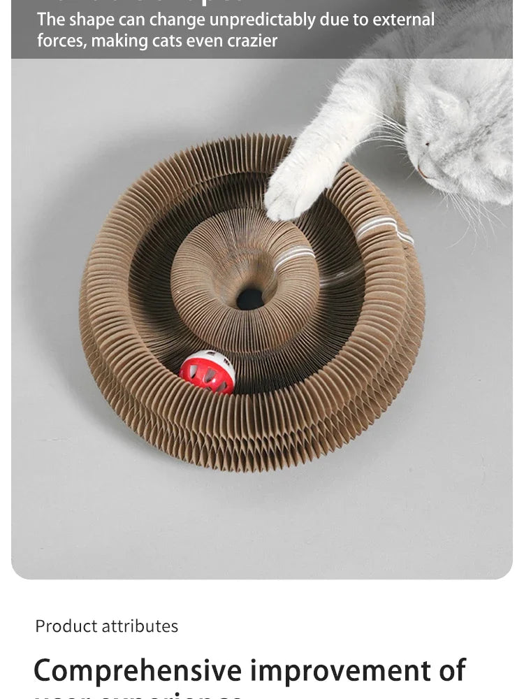 Organ Shape Cat Scratcher with Bell Toy