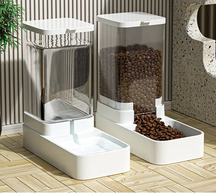 Gravity Automatic Feeder And Water Dispenser Set