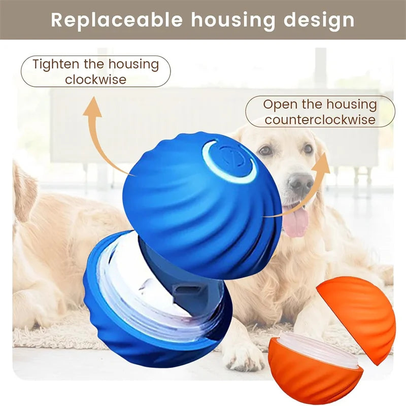 USB Smart Bouncing Ball Interactive Dog Toy